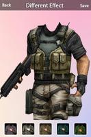 Soldier Photo Suit : Army Suit اسکرین شاٹ 3