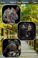 Soldier Photo Suit : Army Suit Affiche