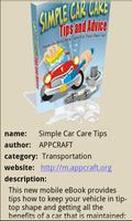 Simple Car Care الملصق