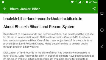 Bhumi Jankari Bihar capture d'écran 3