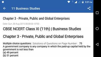 Class 11 Business Studies स्क्रीनशॉट 3