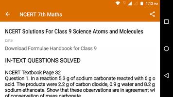 9th Science NCERT Solutions screenshot 3