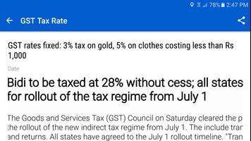 GST Tax Rate syot layar 3