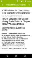 برنامه‌نما 8th Social Science NCERT عکس از صفحه