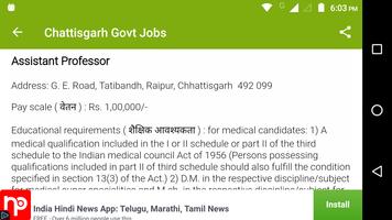 3 Schermata Chhattisgarh Govt. Jobs