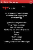 برنامه‌نما Elite Massage llc عکس از صفحه