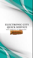 Electronic city Quick Service Affiche