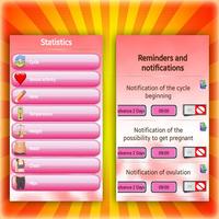 برنامه‌نما Women's Diary Period,Ovulation Tracker GO عکس از صفحه