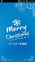 Merry Christmas Greetings SMS الملصق