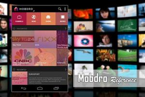 برنامه‌نما Online Mobdro TV Reference عکس از صفحه