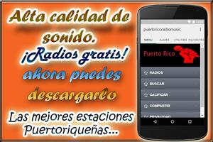 Puerto Rico Radio Music Affiche