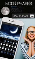 Moon Phase Lunar Calendar– Moonlight Zadiac Widget plakat