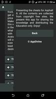 Cheats for Asphalt 8 Screenshot 2