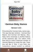 German Baby Names imagem de tela 2