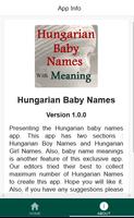 Hungarian Baby Names 截圖 2