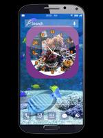 Aquarium Clock Live Wallpapers Affiche