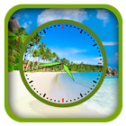 Beach Clock Live Wallpapers icon