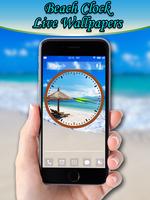 Beach Clock Live Wallpapers screenshot 3