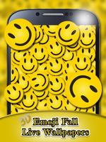 3D Emoji Fall Live Wallpapers Plakat