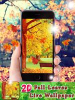 2D Fall Leaves Live Wallpapers اسکرین شاٹ 1