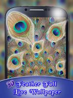 3D Feather Fall Live Wallpaper پوسٹر
