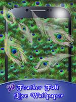 3D Feather Fall Live Wallpaper syot layar 1