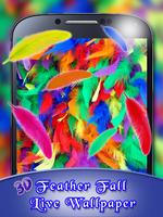 3D Feather Fall Live Wallpaper syot layar 2