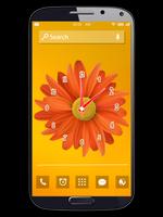 Flower Clock Live Wallpapers syot layar 2