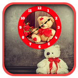 Teddy Bear Clock LiveWallpaper icono