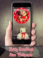 برنامه‌نما Teddy Bear Clock LiveWallpaper عکس از صفحه