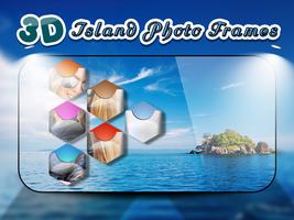 3D Island Photo Frames Plakat