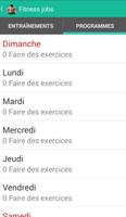 Fitness jobs  Workouts and Gym capture d'écran 1