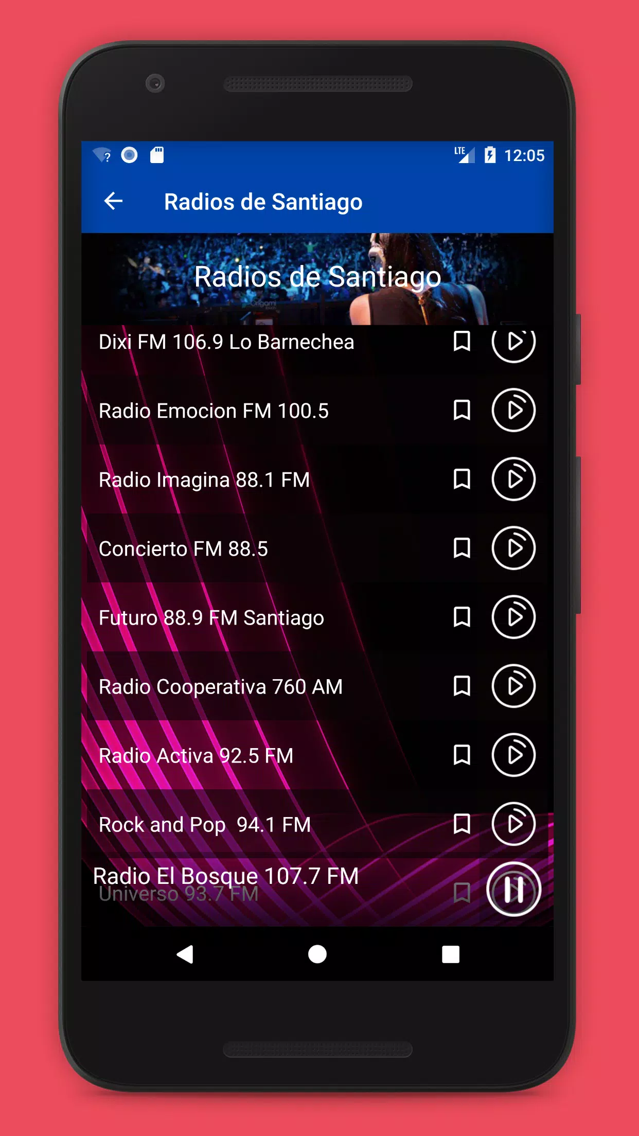 下载Radio Emisoras De Chile FM: Radios Chilenas Online的安卓版本