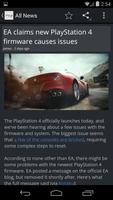 News for PS4 screenshot 2