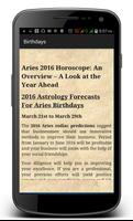 برنامه‌نما Aries Horoscope 2016 عکس از صفحه