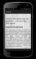 Gemini Horoscope 2016 スクリーンショット 2