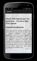 Pisces Horoscope 2016 اسکرین شاٹ 3