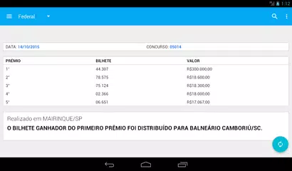 Resultados Loterias do Brasil  APK download