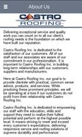 Castro Roofing Inc. اسکرین شاٹ 1