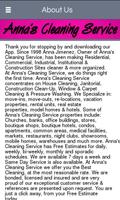 Anna's Cleaning Service captura de pantalla 1
