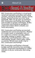 برنامه‌نما BCL Construction And Roofing عکس از صفحه