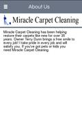 Miracle Carpet Cleaning poster