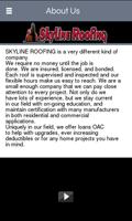 برنامه‌نما Skyline Roofing عکس از صفحه