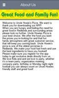 Uncle Howies Pizza Inc screenshot 1