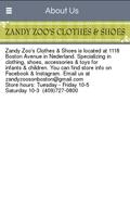 Zandy Zoo's Clothes & Shoes capture d'écran 1