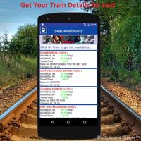 برنامه‌نما Live Indian Rail Train Info عکس از صفحه