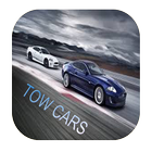 two cars in road icon