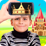 Crown king on head
