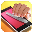 Manicure nail simulator icon