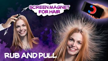 Screen magnet for hair Affiche